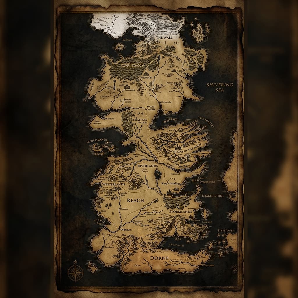 Map of Westeros